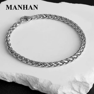 Titanium steel bracelet, simple design, suitable for couples