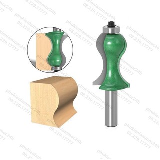 MŨI SOI GỖ - MŨI PHAY GỖ LÀM TAY VỊN CẦU THANG CAO CẤP - MŨI CAO 5CM 