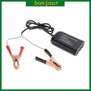 Bon Bộ Chuyển Đổi Nguồn USB Cho Điện Thoại Di Động Máy Tính Bảng GPS 12V 24V Sang 5V 2 1A DC Bộ Chuyển Đổi Với Kẹp Pin 3 Cổng Sạc Adapte
