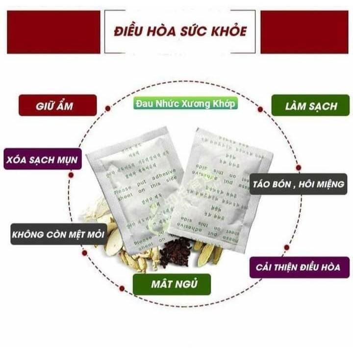 [CHÍNH HÃNG] Hộp10 Miếng Dán Chân Thải Độc Nhật Bản Kinoki - Tổng phân phối KInoki Chính Hãng