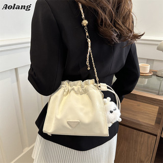 Túi đeo vai nữ Aolang hợp thời trang mới cao cấp thích hợp túi xô đeo chéo