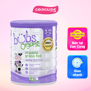 Sữa Bubs Organic Bovine số 4 Junior 800g