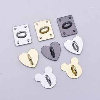 San * Tình Yêu Hình Trái Tim Vuông Khóa Tua Rua Móc Kim Loại Tự Làm Phụ Kiện Trang Sức Điện Thoại Di Động Cho Ốp Lưng Tự Làm Mặt Dây Chuyền Hợp Kim M