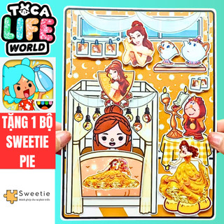 Đồ chơi giấy đồ chơi trí tuệ học liệu toca Bella Quite Book H30