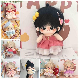 Trendytrendz Búp bê Cotton 20cm, Búp bê Cotton thần tượng mềm nhồi bông, Đồ chơi búp bê sang trọng PP Cotton Anime Dễ thương Không có thuộc tính Búp bê Quà tặng trẻ em