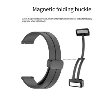 Dây đeo đồng hồ silicon 20mm 22mm Dây đeo khóa từ tính Thể thao Phát hành nhanh Vòng đeo tay đa năng cho Samsung Galaxy Watch 3 / 4 / 5 / 5Pro / 6