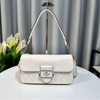 CJ617 Morgan Shoulder Bag In Signature Chambray
