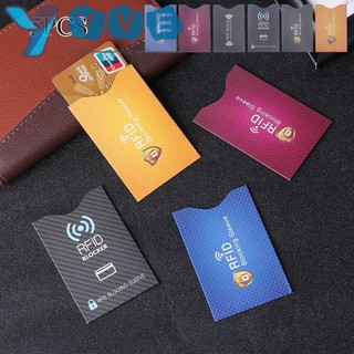 Yve 5 CÁI Hộp đựng thẻ An toàn Ngân hàng Bảo vệ chống trộm Tay áo chặn