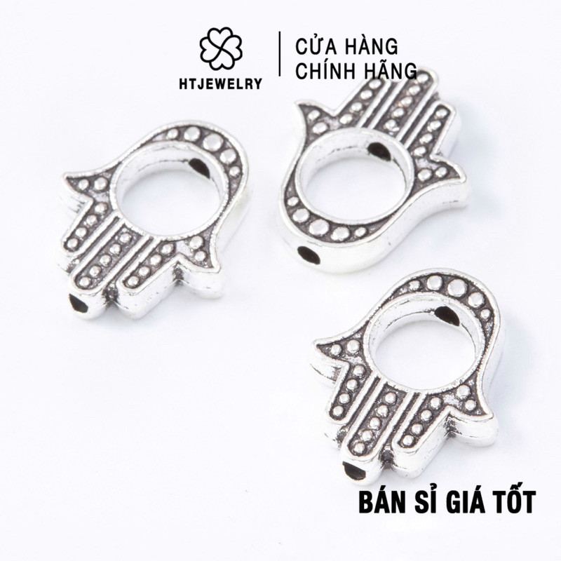 Charm xỏ ngang hình bàn tay HTJEWELRY PL217