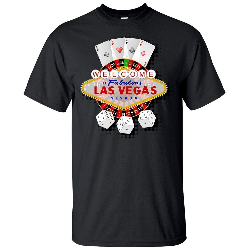 Áo thun cao Logo Las Vegas