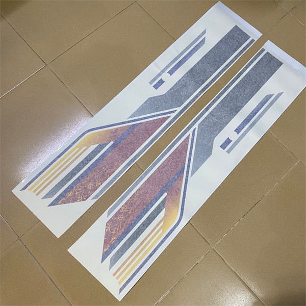 Tem dán hai bên cửa xe tải k2700, tem mờ