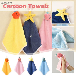 Lingmeng Coral - khăn tay len phủ kín Con dấu mềm nhanh - nước ngâm - sấy nhanh có giá đỡ trần