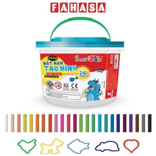 Đất Nặn 24 Màu + 5 Khuôn - Smart Kids MC02