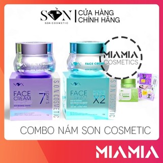 [Tặng Cao Bưởi] Combo Kem Face SON Tím Xanh Biển Hỗ Trợ Da Nám New Version Chính Hãng Nguyễn Tiên