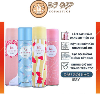  Dầu Gội Khô Issy Làm Sạch Dầu Nhờn Giảm Bết Tóc Dry Shampoo 150ml 