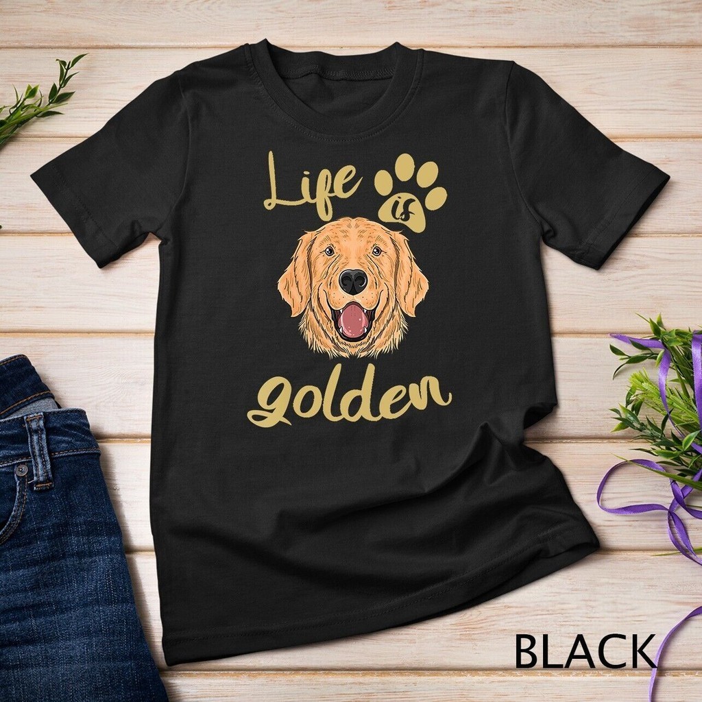 Life Is Golden Dog Lover Golden Retriever Lover Áo thun nam