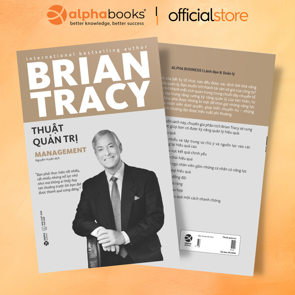 Sách - Thuật Quản Trị - Brian Tracy (Alpha Books)