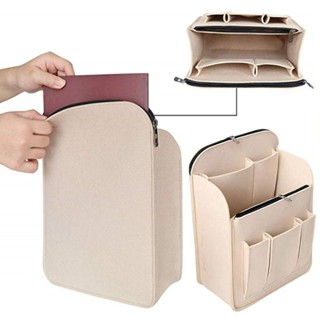 BOOCEAN Ba lô Túi bên trong, Túi chèn nỉ nhiều túi, Túi lót du lịch di động dung tích lớn bền bỉ cho Longchamp cho túi Longchamp