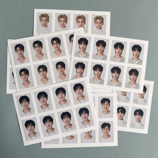 Kpop STRAY KIDS SKZ Thẻ Nhận Dạng Photocards Trường ID Ảnh HD Thẻ Tập Thể Giấy Chứng Nhận Ảnh 1 inch photocard