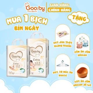   Combo quà  Tã bỉm Gooby Extra mềm mại chống tràn siêu thấm hút đủ size cho bé 4-30KG 