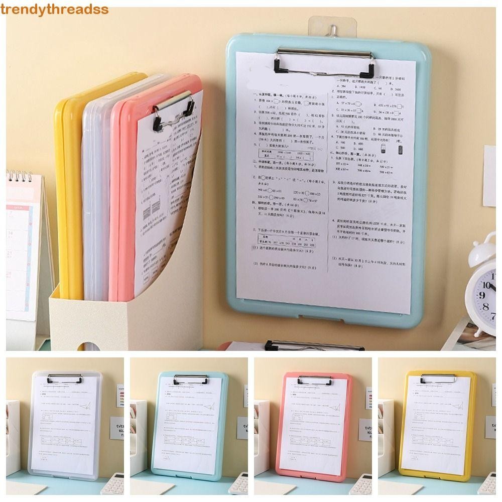 Clipboard Viết DADIGOL, A4 File Organizer File Storage A4 File Clipboard Box Case, 4 Màu Nhựa Chống 