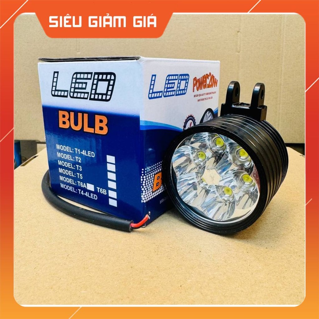 Đèn Led trợ sáng L6 , siêu sáng, gắn được tất cả các dòng xe máy , xe mô tô,  xe điện