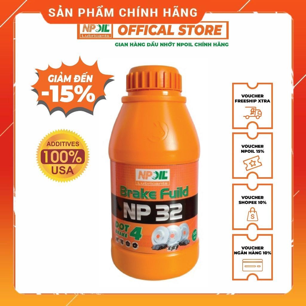 Dầu thắng BRAKE FLUID NP 32 DOT 4