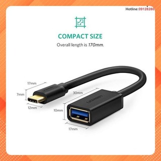 Cáp OTG USB Type-C sang USB 3.0 Ugreen 30701 cao cấp
