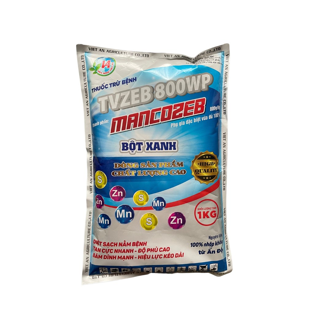 Thuốc Trừ Bệnh Mancozeb 800WP Việt Ấn Kg (gói)