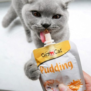 Sữa chua gim cat dinh dưỡng dành cho mèo tuýp 150g - pudding gimcat cho mèo