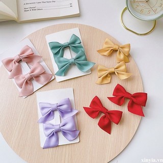 [Xinyia.vn] Bộ kẹp tóc nơ trẻ em Hàn Quốc ruy băng Phụ kiện kẹp tóc Mũ đội đầu bé gái