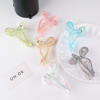 Nơ Đầy Màu Sắc Lấy Kẹp Cá Mập Lớn Kẹp Pan Tóc Trang Trí