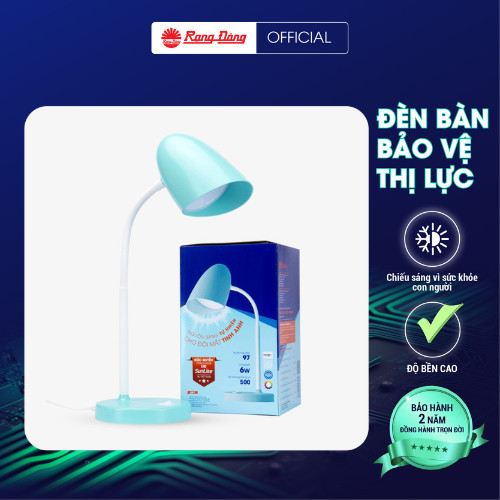 Đèn bàn, học Rạng Đông chính hãng RD RL 38 LED Ánh sáng Sunlike