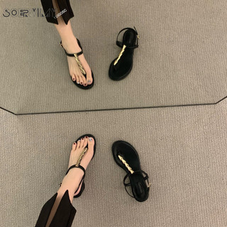 SOERVIMY Giày Cao Gót Mũi Nhọn GIÀY SANDAL Thời Trang Mới 2023 Cho Nữ Nhẹ Cá tính Độn đế Thiết kế độc đáo FGL23A0WN1 17Z240426