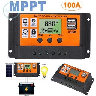 Bộ điều khiển sạc năng lượng mặt trời MPPT Bộ điều chỉnh pin năng lượng mặt trời Cổng USB kép
