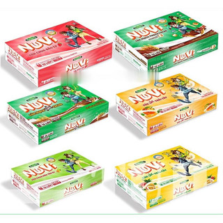 Thùng sữa lúa mạch nuvi 100ml x 48 hộp thạch cacao/ sữa chua thạch dâu/ sữa trái cây thạch