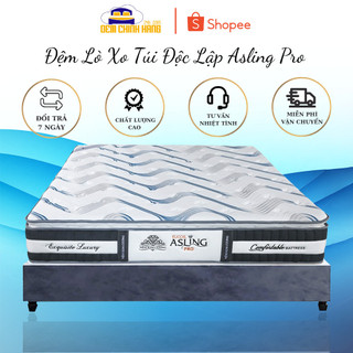 Đệm Lò Xo Túi Độc Lập Asling Pro NEM KIM CUONG