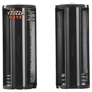 2 chiếc giá đỡ pin đen cho 3 x 1.5v pin aaa đèn pin đèn pin