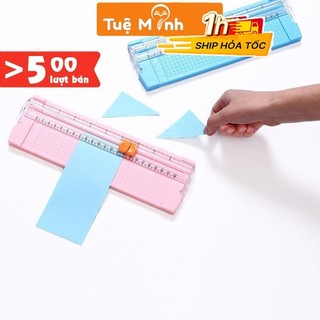 Bàn cắt giấy mini khổ A5 cắt được giấy 400gsm tiện lợi nhiều màu C04