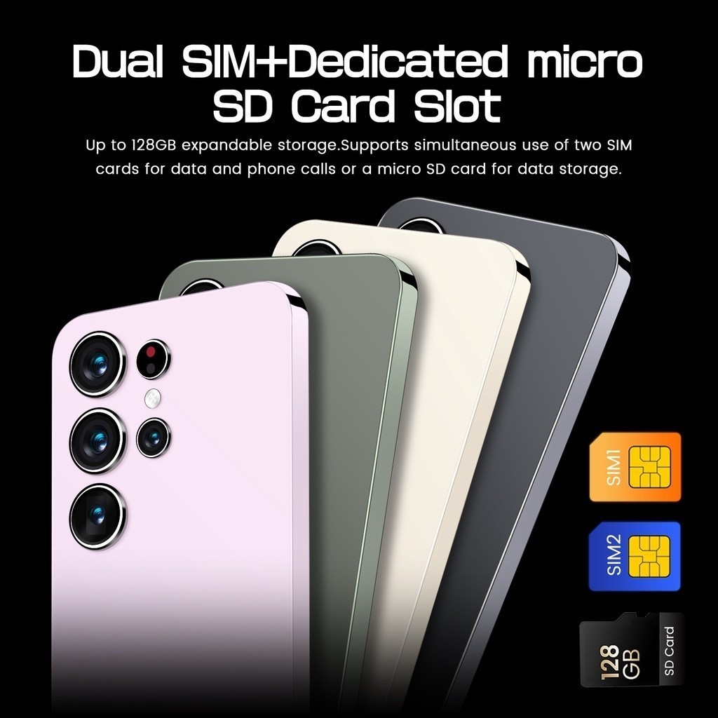 Điện Thoại Di động Hoàn Toàn Mới S23 Ultra 5G 7,5 Inch 16GB + 512GB điện Thoại Thông Minh Dung Lượng 6800mah | BigBuy360 - bigbuy360.vn