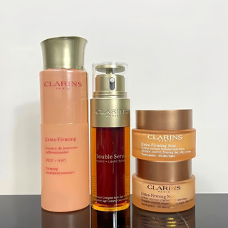 Clarins Spring Bộ chăm sóc da chống lão hóa Kem ngủ ban ngày nước đàn hồi Bộ bốn món