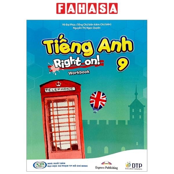 Sách Tiếng Anh 9 Right On! Workbook (Chuẩn)
