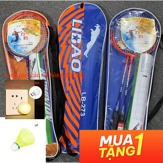 Bộ vợt cầu lông Libao 273 tặng kèm ống cầu 12 quả