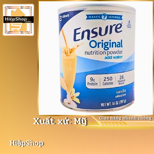 Sữa Bột ENSURE Mỹ Vanilla Originnal 400g