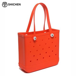 Shi CHEN Eva Injection Moulding Túi đi biển Eva Basket Hole Bag Túi xách bãi biển nóng châu Âu và Mỹ