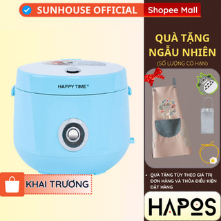 Nồi cơm điện Sunhouse HappyTime 1.2 Lít Chính hãng, chống dính giữ ấm tốt, nấu nhanh HTD8522G - HAPOS SUNHOUSE