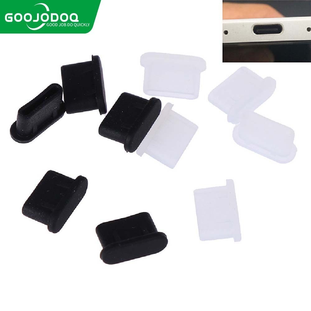 Ổ cắm USB Type C GOOJODOQ chống bụi được làm bằng silicon chất lượng cao