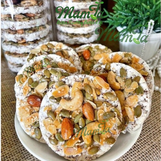   MIỄN SHIP Bánh gạo lứt mix siêu hạt MenTen siêu ăn kiêng giảm cân cho người tiểu đường ăn keto đồ ăn healthy 