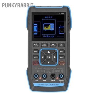 PunkyRabbit Máy hiện sóng Đồng hồ vạn năng tạo cầm tay 3 trong 1 kiểm tra tín hiệu kỹ thuật số Băng thông 10 MHz Tốc độ lấy mẫu 50 MS/s