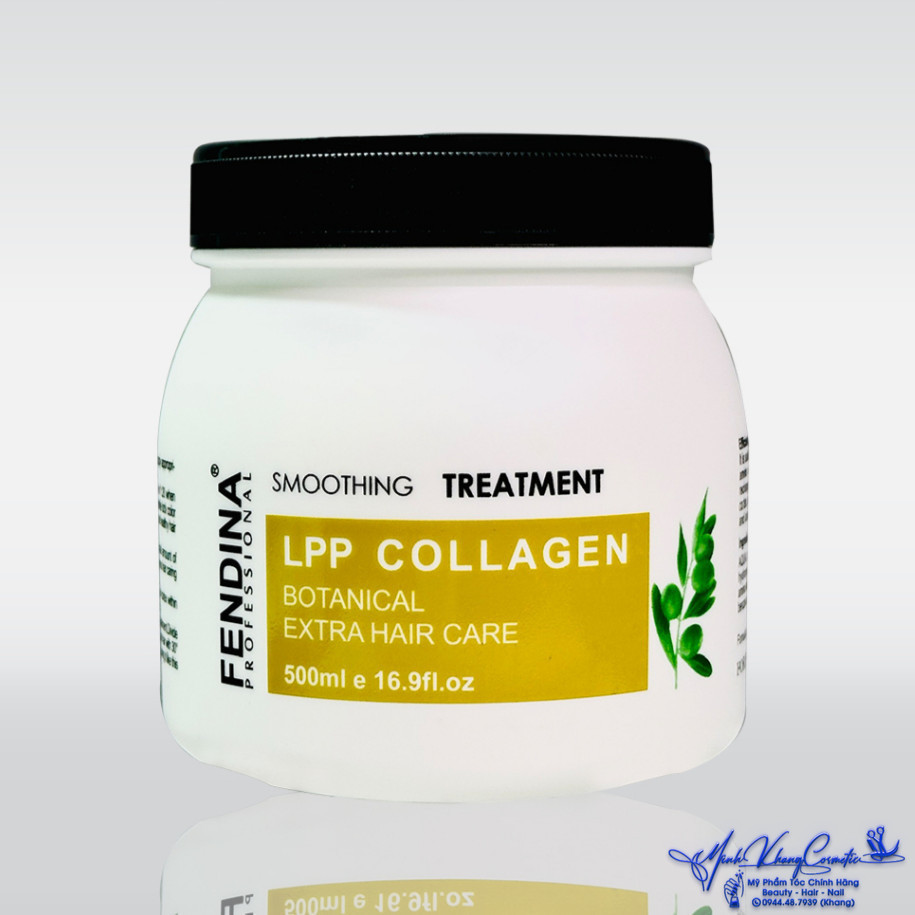 Kem ủ tóc, hấp tóc phục hồi tóc hư tổn Fendina LPP Collagen 500ml - MK